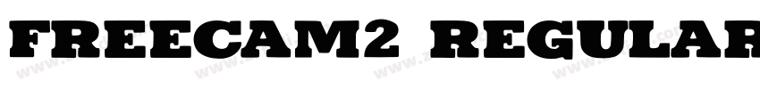 freecam2 Regular字体转换